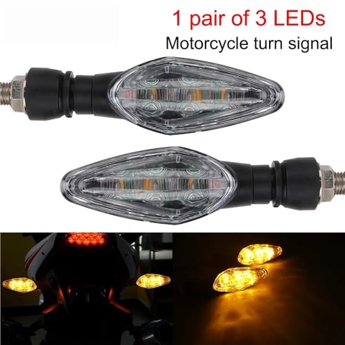 Luz trasera 2 luces intermitentes ámbar con función de marcha para scooter 2
