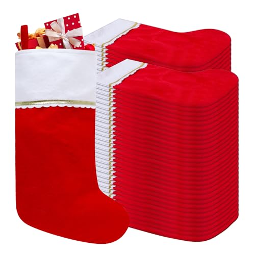 60 Pack Felt Christmas Stockings