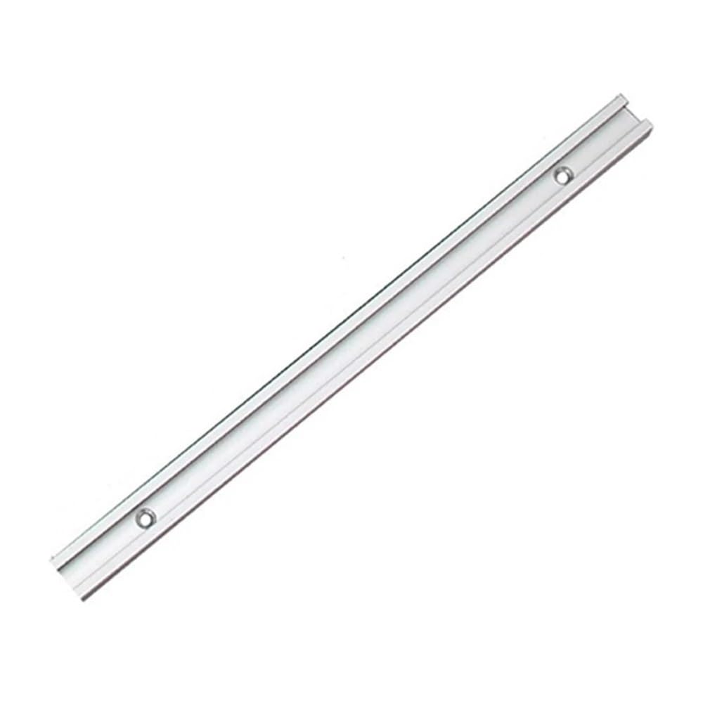 Woodworking Chute Track Silver Aluminum T-Shape Rail 300-600mm Length, Universal T Shape Miter Track Jig for Workbench Table 1pc(600mm)