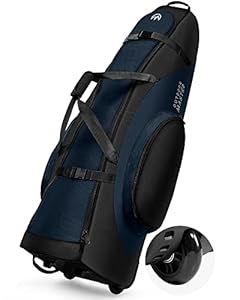 OutdoorMaster Gepolsterte Golf Reisetasche B-Blau