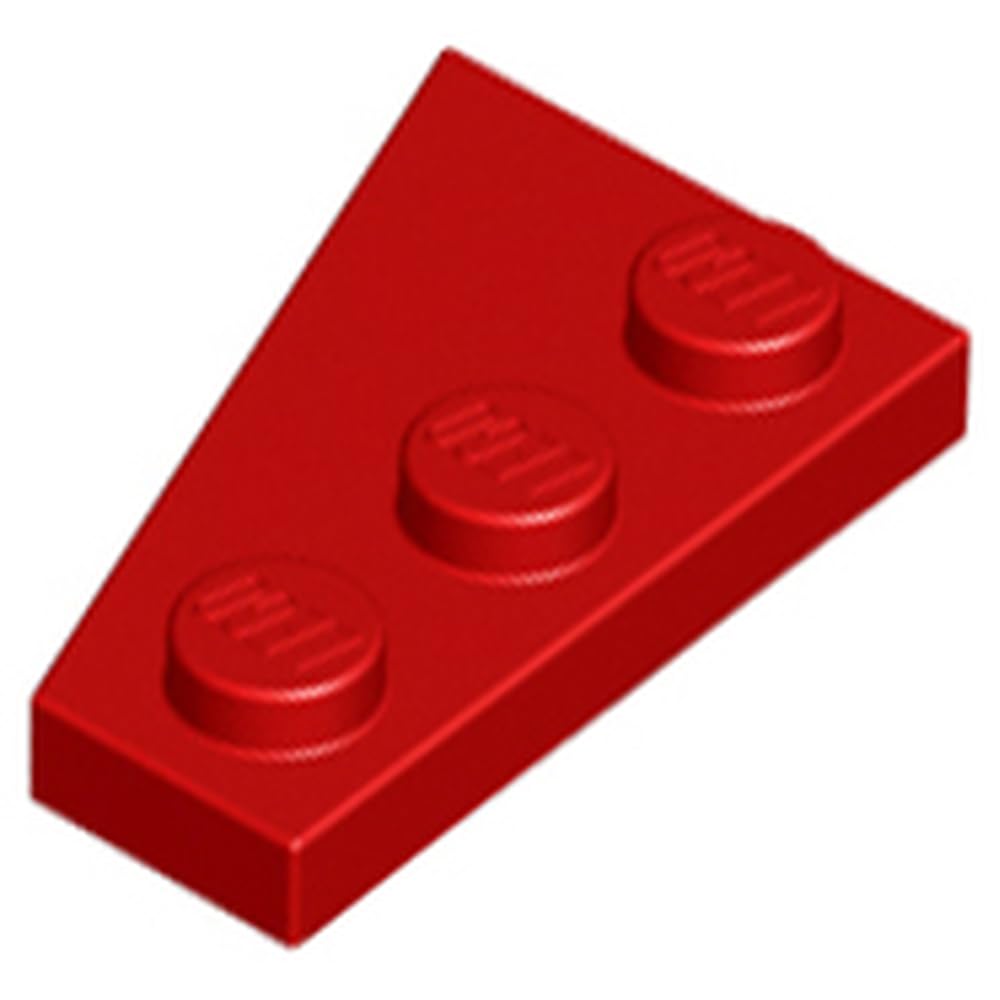 LEGO Wedge, Plate 3 x 2 Right, Part 43722, Choose Your Colour, Part 43722, Choose Your Colour (Red, 10, count)