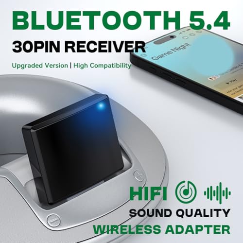 Receptor de audio de 30 pines HIFI con Bluetooth 5.4 para música analógica sin pérdidas 3