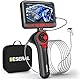 Endoskopkamera 3,9mm Endoscope Camera - JESERAL 360°Endoskop Schwenkbarer 5 HD 1080P Inspektionskamera mit Licht Rohrkamera, Kameras mit 6 LED, IP67 Wasserdicht 1M Kanalkamera Lenkendoskop