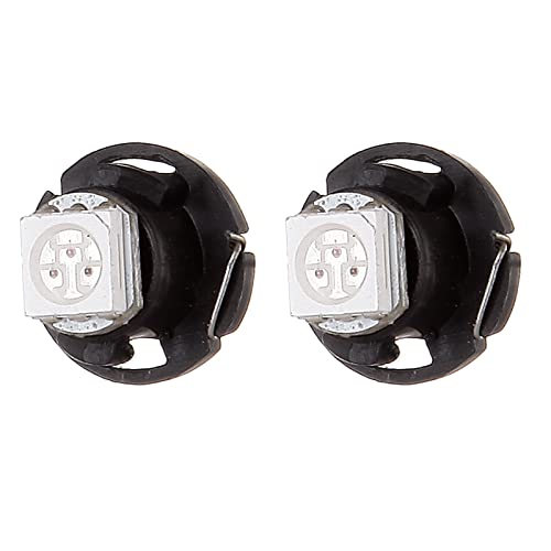 Image of cciyu 6 Pack T4.7 Neo Wedge 5050 Led Replacement fit for A /C Bulbs Lamp Light (red)