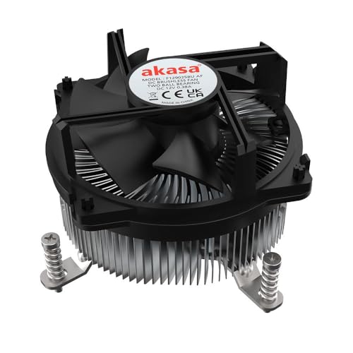 AKASA AK-CC6608BP01 Low Profile CPU-Kühler Sockel LGA 1700 63,2 mm Höhe