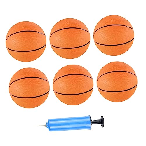 YARNOW Juguete Baloncesto Inflable para Mini Balones PVC con Inflador y para Interior y Exterior para Jardines y Guarderías Color Aleatorio Color Aleatorio