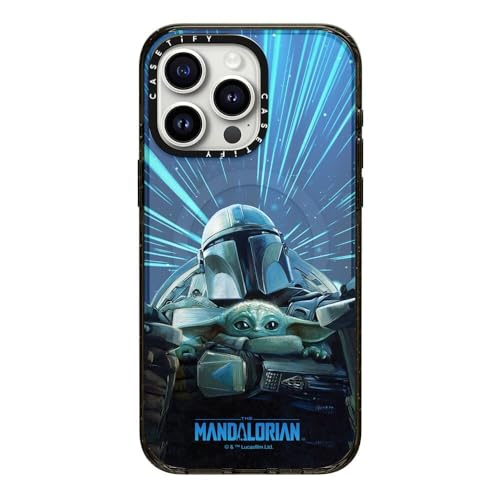Coque iPhone 15 Pro Max CASETiFY Mandalorian compatible MagSafe noir transparent - 3
