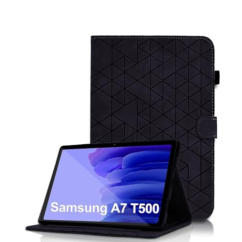 Étui pour Samsung Galaxy Tab A7 10.4 pouces noir multi-angle avec support rabat magnétique