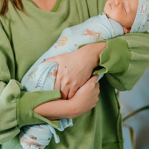 Image of Copper Pearl Swaddle Blankets for Newborns | Soft Stretchy Receiving Blankets for Boys and Girls | Large 46 x 46 Inch Baby Blankets | Lightweight and Breathable Swaddles | Tanner