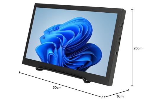 YUEHISY Monitor Portátil de 10 Pulgadas 178 ° Angular de Visión HDMI Monitor Externo para Dispositivos de Juegos de PC Portátiles con Soporte de Montaje en la Pared - imagen 10