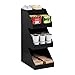 Mind Reader Coffee Tea Utensil and Condiment Station, Countertop Organizer, Coffee Bar, Kitchen, 6