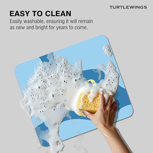 Image of TURTLEWINGS | Mousepad | Inspirational Quote Mousepad - 22x18 cm, 3mm Thick | Abstract Design Non-Slip Rubber Base | Office, Study & Gaming Use | Premium Smooth Surface 6