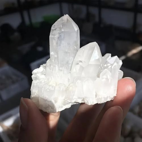 Cristal de roche géode en quartz blanc naturel de qualité supérieure - 2