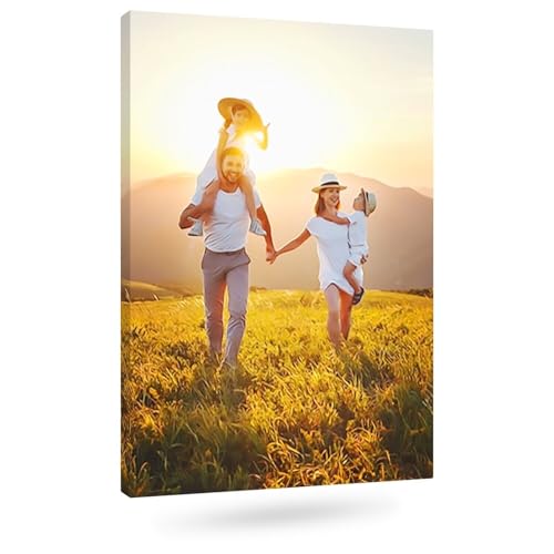 colorland. Stampa su tela foto quadri personalizzati per ambienti moderni (40x60 - Formato verticale) Tela con cornice, Stampe personalizzate su tela