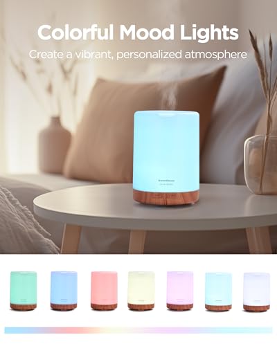 InnoGear 300ML Essential Oil Diffuser, Premium 5-in-1 Ultrasonic Aromatherapy Diffusers Scent Humidifier Aroma Diffuser Vaporizer Auto-Off Timer for Room Office Home, Yellow, Medium - Image 7