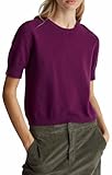 United Colors of Benetton Maglia Coreana M/L 103me5014 Cardigan, Aubergine, L Femme