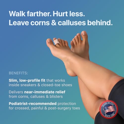 Image of Silipos Digital Pad Gel Toe Sleeve for Corns & Calluses 12 Pack - Reusable (Mini)