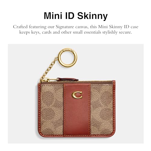 Coach Essential Mini ID Card Case, Tan Rust2