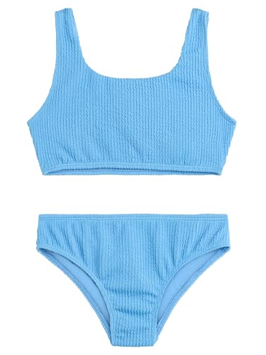 Image of Kanu Surf Girls' Tammy Beach Sport Square Sun Bikini 2-piece Swimsuit