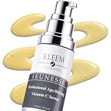 Suero Vitamina C Para la Cara con Acido Hialuronico para un Efecto Visibile Anti Etad, Riduciendo las Arrugas y las Manchas de la Piel - Crema AntiArrugas