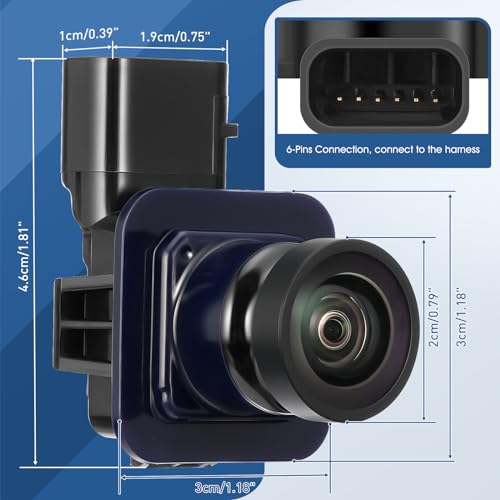 Image of Rear View Backup Reverse Camera Compatible with Ford C-Max Energi C-Max Hybrid 2013-2016 Replaces DM5Z-19G490-A DM5Z-19G490-B