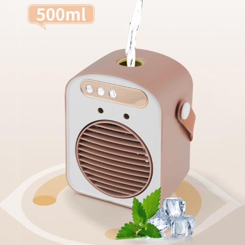 Ventilateur portable de bureau sur batterie été maison et voyage