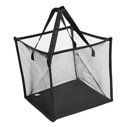 Cabilock Laundry Boys and Girls Basket Mesh Laundry Hamper Bag Portable Folding Hamper for Toys Sports Dorms