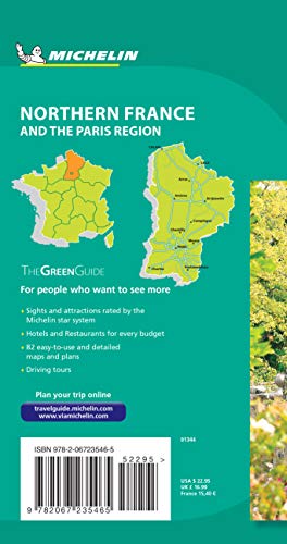 Michelin Green Guide Northern France and the Paris Region: Travel Guide