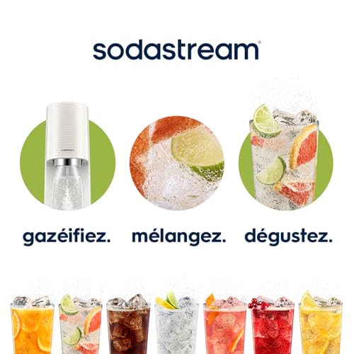 Sodastream TERRA Machine à Soda 3 Bouteilles + Cylindre...