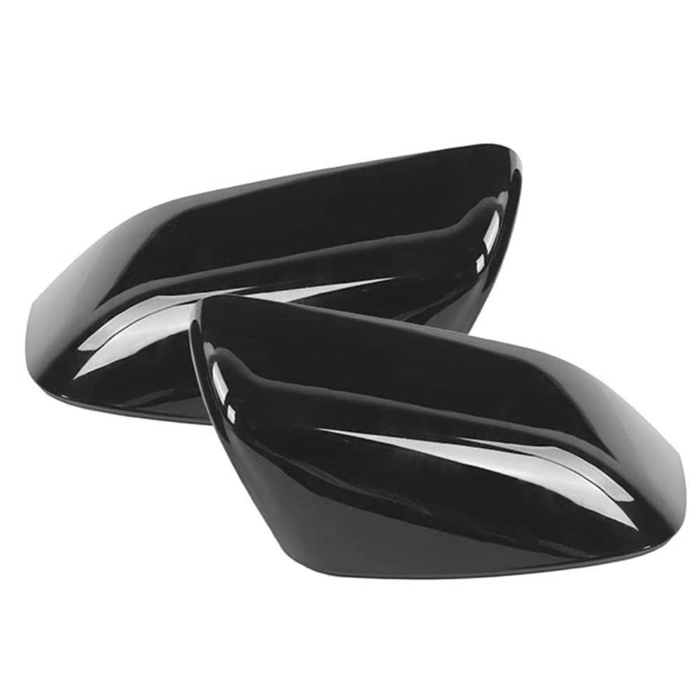 Cubierta de repuesto para espejo retrovisor de coche Kacepar compatible con Land Rover LR2/Freelander 2 LR4/Discovery 4 (2010-2015), color negro brillante