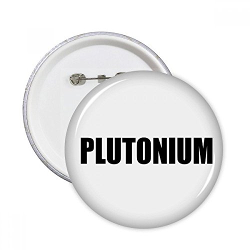 Pins Plutonium chimie pour personnaliser un sac à dos ou une veste en jean