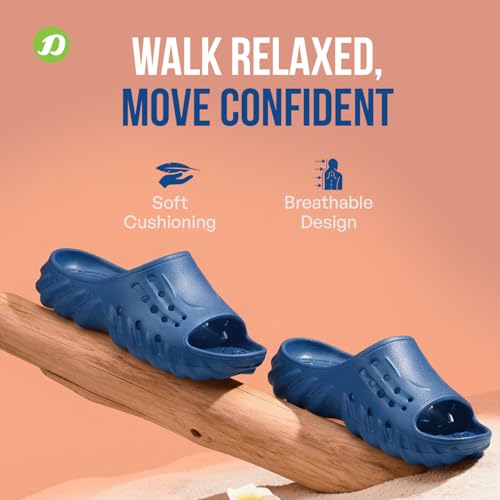 Image of DOCTOR EXTRA SOFT Men's Classic Flip Flops /Slippers with Soft Acupressure Foot Massager for Adult | Comfortable & Light Weight| Stylish & Anti-Skid| Casual Waterproof Cushion Sliders Gents Boys D-500