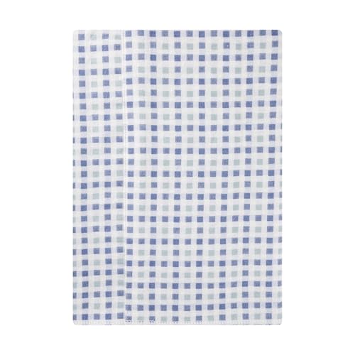 Image of Hudson Baby Cotton Flannel Burp Cloths 4-Pack, Little Sea Turtle, One Size