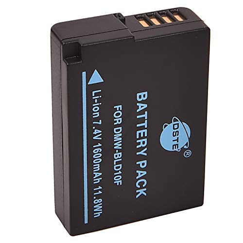 Batería DMW-BLD10E y cargador de coche para Panasonic Lumix DMC-G3 y DMC-GF2 4