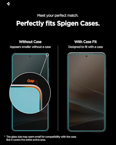 Image of Spigen AlignMaster S Tempered Glass Screen Protector Guard for Galaxy S26 Plus [2 Pack]