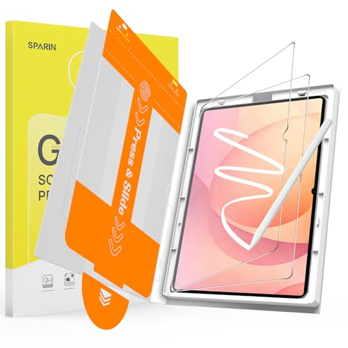 SPARIN 2 Pack Paper Glass Screen Protector for Samsung Galaxy Tab S11 Ultra/S10 Ultra/S9 Ultra/S8 Ultra 14.6 Inch with Easy Installation Tray Matte Tempered Glass Film for Drawing/Writing Anti-Glare & S Pen Support