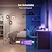Nanoleaf Essentials Smart Light Bulbs, Matter Smart LED Bulbs Work with Alexa & Google Home, 1000lm 16M+ RGBTW Color Changing Light Bulb, Music Sync A19 E26 2.4GHz WiFi Bluetooth Light Bulb 60W, 4PK