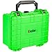 Eylar Protective Camera Hard Case Water & Shock Proof w/Foam, TSA Standards 9.12 inch 7.56 inch 4.37 inch (Neon Green)