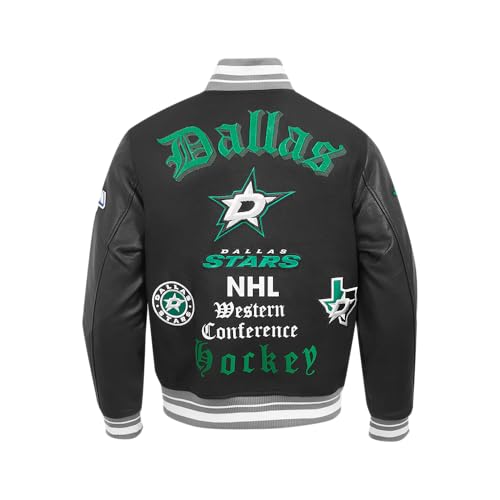 Image of Pro Standard Mens NHL Old English Varsity Jacket