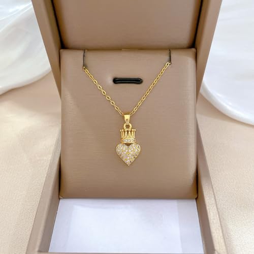 Collier en zircon de qualité premium et chaîne acier durable - 2