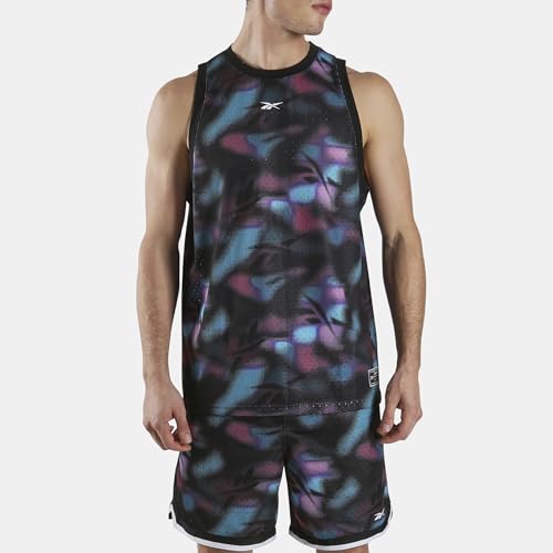 Reebok Id Basketball t-shirt jersey homme avec grand imprimé graphique poitrine