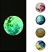Produktbild Yunhigh leuchtende Mond-Wandaufkleber Vollmond-Abziehbild-Glühen im dunklen Wasserdichten Vinylaufkleber Selbstklebende Wandkunst-Aufkleberkunstwand-Ausgangsdekordekoration