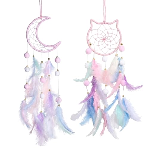 2pcs Dream Catcher Dream Catcher For Girls Dreamcatcher Set Handcrafted Decorative Wall Hanging Home Decor for Bedroom and Living Space