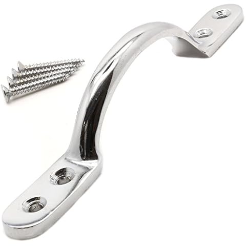 Polished Chrome Victorian Handle with Screws Cover