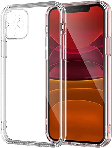 Image of NISHTECH for iPhone 11 Premium Hybrid Transparent Soft Slim Dust Proof Back Case Cover with Camera Protection