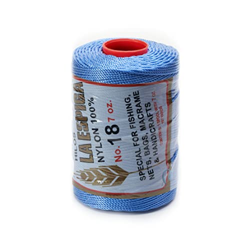 Image of Espiga No.18-100% Nylon Omega String Cord for Knitting and Crochet - 79 Blue