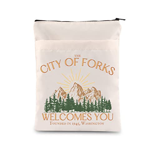 JNIAP City Of Forks Twilight Gifts Witch Bag with Zipper - Lovers Bag Merch
