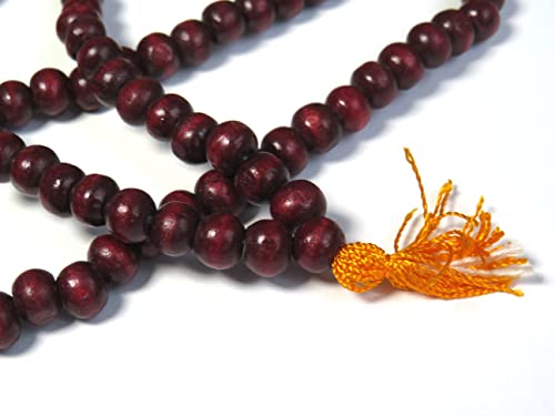 Malla/Mallah Prayer Beads Buddhist Rosary Wood in Box Meditation Mala Bead - Image 4