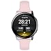 Yutior Sport Bands Compatible with Samsung Galaxy Watch Active 40mm & Galaxy Watch Active 2, 20mm Silicone Band Narrow Wristband for Samsung Galaxy Smartwatch Active 2, Women Men Small Black, White