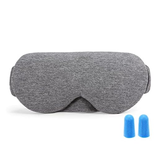 Eastdall Máscara para dormir de algodão Máscara de dormir bloqueadora de luz Máscara macia para olhos vendada capa protetora para dormir